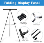 Falling in Art Aluminum Flip Chart Display Easel Stand - Image 4