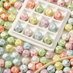 16mm Acrylic Beads 100pcs Cute Candy Colors Bead Spacer Loose Beads - Image 5