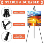 Easel Stand for Sign, Lightweight Adjustable Tripod Art Easel Stand for Wedding - Image 3