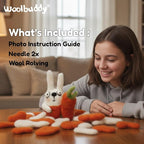 Woolbuddy Needle Felting Kit for Beginner Adults, Starter Set - Image 2