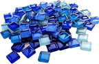 100 Pieces Bulk Mosaic Tiles Assorted Color Opaque Mosaic Glass Crafts Supplies by Ricytnig