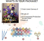 xackcme Paint by Numbers for Adults Flowers - Image 2