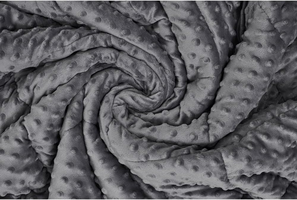 TONGDADA Minky Weighted Blanket | 40''x60'', 5lbs | Cozy and Soft Minky - Image 6