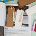 220PCS Bookmark Making Kit, 60 White & 60 Kraft Paper Bookmarks - Image 5