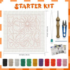 BEUNITONE 2 Sets DIY Punch Needle Kits - Image 2