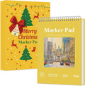 Large Drawing Pad for Markers, 11x14 Spiral Bound Sketchbook for Alcohol Markers by SketchBook