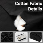 100% Combed Cotton Fabric by The Yard, 66 inches Wide, Premium Soft Breathable - Image 2