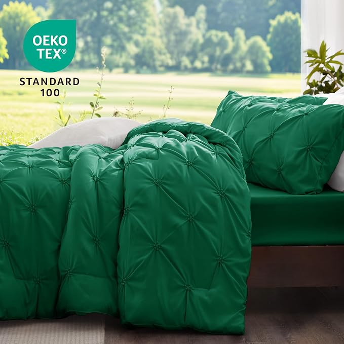 BEDELITE Forest Green Twin Comforter Set - Image 3
