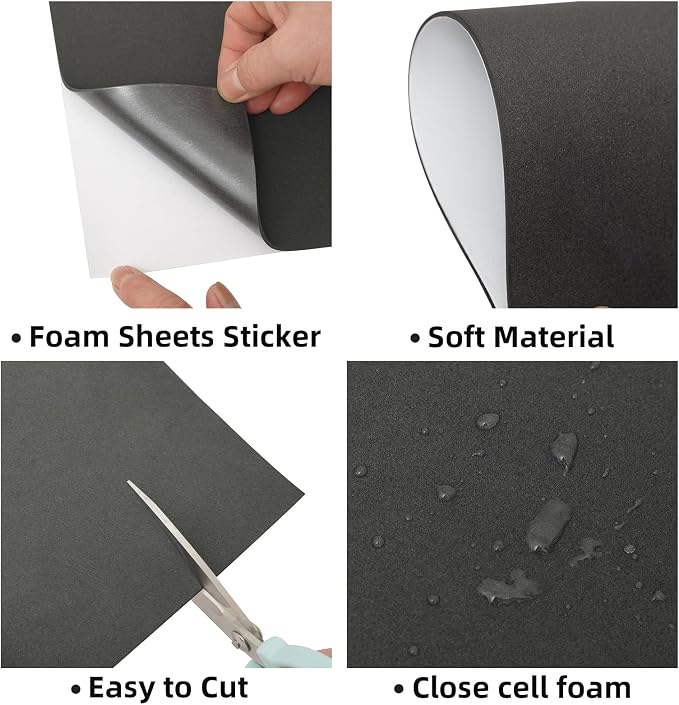 MEARCOOH 20-Pack Self Adhesive Foam Sheets - Image 3