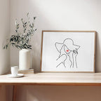 Zonon 16 Pieces Women Theme Stencils Canvas Painting Stencils Floral Female - Image 6