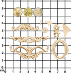 Art Mold for Polyclay Air Dry Clay Plaster, Wreath and Frame - Image 5