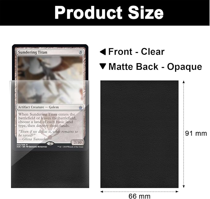 120Pack Card Sleeves for Trading Cards, Matte Card Sleeves Deck Card Protectors - Image 2