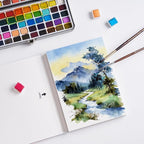 Watercolor Paper Block 5x7 Inch, Fuumuui 100% Cotton Watercolor Paper Pad of 30 - Image 9