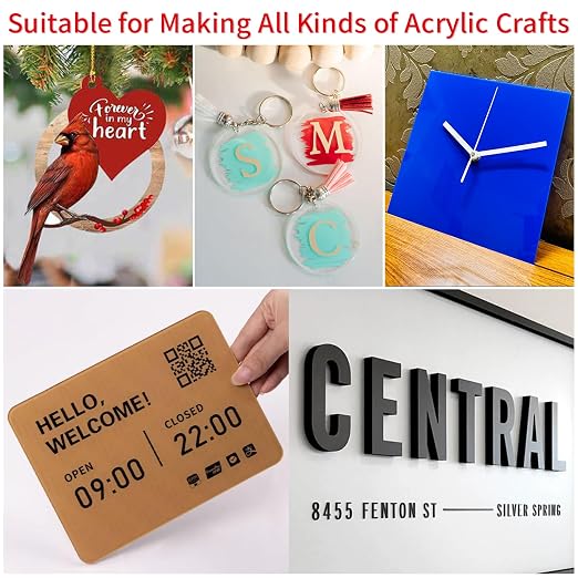 1/8 Thick 10 x 10 inch Acrylic Sheets - Image 6