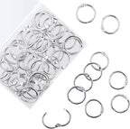 AKONEGE 1 Inch Loose Leaf Binder Rings, Metal Office Book Rings, Nickel Plated by AKONEGE