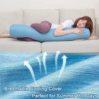 1 MIDDLE ONE Body Pillow, Bolster Pillow - Image 2