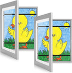 Kids Art Frames, 10x12.5 Front Opening Kids Artwork Frames Changeable, Holds 50 by GULETHUN