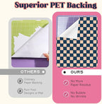 Tintnut Checkerboard Permanent Vinyl, waterproof, easy peel & stick, works - Image 4