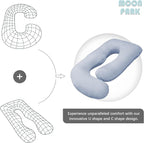 MOON PARK Pregnancy Pillows for Sleeping - Image 5