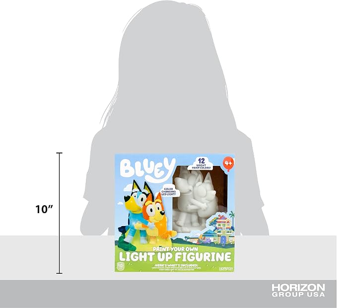 Bluey Paint Your Own Light-Up Figurine, Bingo Night Light, Toys - Image 7