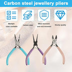 3 Pcs Jewelry Pliers Set, Jewelry Making Tools - Image 6