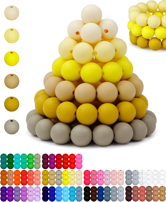 160PCS FIVEIZERO Silicone Beads by FIVEIZERO