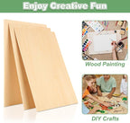 18pcs 12 x 15.7 x 1/8 Inch Plywood Basswood Sheets, 3 mm Unfinished Plywood - Image 4