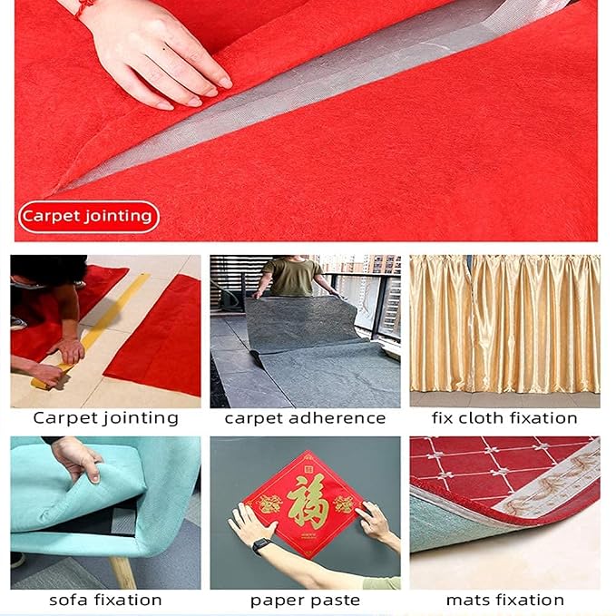 Qujianwei Carpet Tape Double Sided, Rug Tape - Image 7