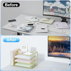 Spacrea Desk Organizers and Accessories, Paper Organizer - Image 2