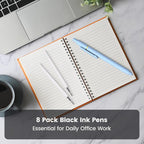 8 Pack Gel Pens, Smooth Writing, Long-Lasting Ink, Stress Relief Pens - Image 8