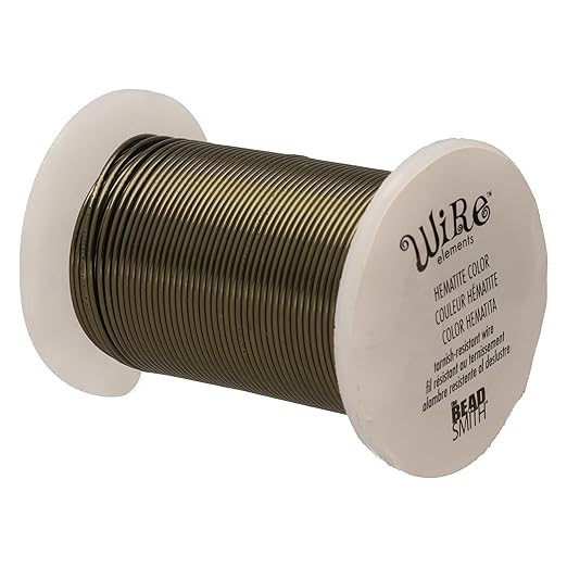 The Beadsmith Wire Elements 22-Gauge Lacquered Tarnish-Resistant Copper Wire by TheBeadsmith