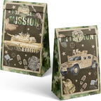 Army Party Favor Bags – 24 Pcs Camouflage Gift Bags - Image 2