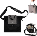 Collapsible Rock Collection Bag Foraging Pouch, Adjustable Waistband Mesh Bag by Shinylin