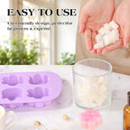 SJ Silicone Soap Molds 2 Packs, Tulip and Different Flower Shapes Soap Molds - Image 4
