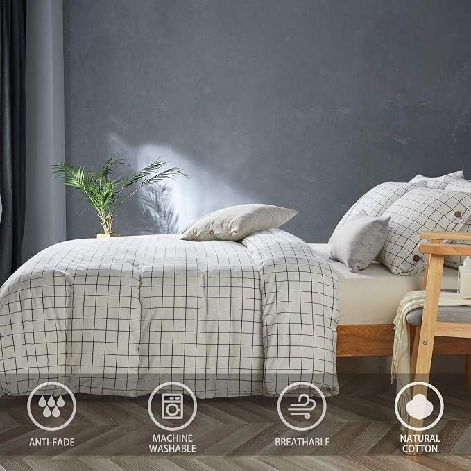 JELLYMONI Cotton Duvet Cover King Size - Image 3