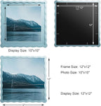 12x12 Wavy Picture Frame With Mat - Image 3