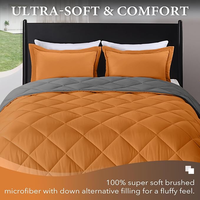 downluxe Queen Comforter Set - Image 2