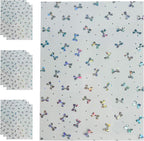 Transparent Waterproof PVC Vinyl 10 Pcs 8.3 x 11.8 inches Iridescent Shine - Image 2