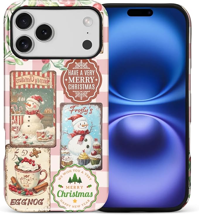Case for iPhone 17 Pro Max, Scratch Resistant Hybrid Double Layer Hard by Toulas