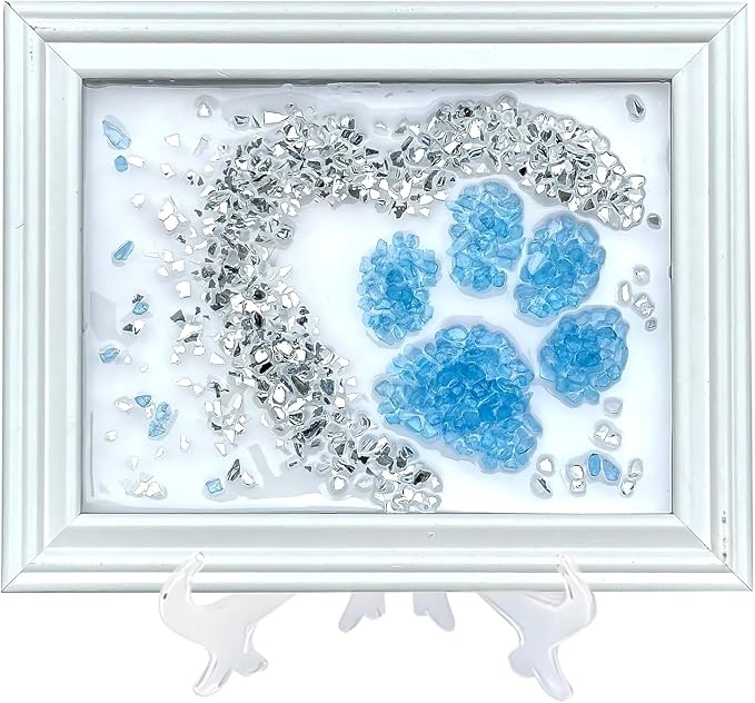 CIYOJA Sea Glass Stained Glass Kit – Cat Paw Resin Art Mosaic Kit by CIYOJA