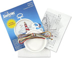 Janlynn 18 Count Round Mini Counted Cross Stitch Kit, 2-1/2-Inch, Lighthouse - Image 3