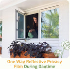 LUTE One Way Window Privacy Film, Window Tint, 23.6" x 78.7" | Sun Blocking UV - Image 9