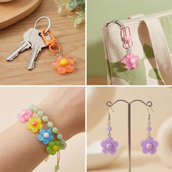 Keychain Charms Bulk 30pcs mixed Cute 3D Charms - Image 2