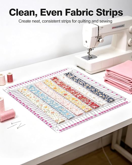 Quilting Rulers 12.5" x 12.5", Slotted Quilting Ruler - Image 8
