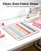 Quilting Rulers 12.5" x 12.5", Slotted Quilting Ruler - Image 8