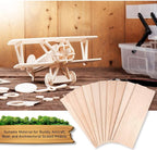 Namalu 10 Pack Balsa Wood Sheets 12 x 4 x 0.12 Inches-3 mm Thick Unfinished - Image 4