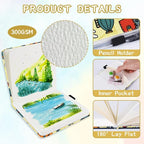 5x5 Handy Portable Handmade Cloth Fabric Hardcover Sewing Binding Travel - Image 4