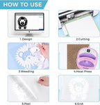 White Heat Transfer Vinyl 12" x 10ft White Iron On Vinyl - Image 5