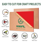 Red Acrylic Sheet 12" x 16" x 1/8", 2 Pack UU&FIL Red Opaque Glossy Cast - Image 6