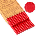Red Sealing Wax Sticks, WASOHLING 20Pcs Glue Gun Wax Seal Sticks by WASOHLING